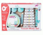 Іграшка дерев’яна 'Музичний набір Тукан', Toucan Music Set, 4032, CLASSIC WORLD 4032