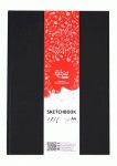 Блокнот для эскизов Sketchbook А4, черная обложка, 100 г/м2, 96л. 16R5019