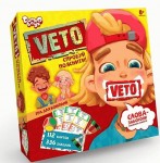 Гра карткова розважальна 'VETO' укр., VETO-01-01U, Danko toys VETO-01-01U