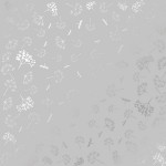 Лист односторонней бумаги с фольгированием 'Silver Dill Gray', 30*30см, 200г/м2, FDFMP-07-017 FDFMP-07-017