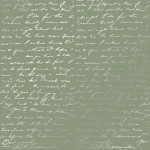 Лист одностороннього паперу з фольгуванням 'Silver Text Olive', 30*30см, 200г/м2, FDFSP-23-015 FDFSP-23-015