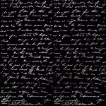 Лист одностороннього паперу з фольгуванням 'Silver Text Black', 30*30см, 200г/м2, FDFMP-23-017 FDFMP-23-017