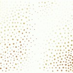 Лист одностороннього паперу з фольгуванням 'Golden Maxi Drops White', 30*30см, 200г/м2, FDFMP-01-001 FDFMP-01-001