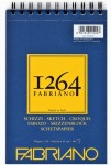 Альбом для рисунку та ескізів на спіралі, '1264' слонова кістка A5, 90г/м2, 60 листів, Fabriano