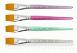Кисточка синтетика плоская Hobby Craft, №28, Rosa Talent №28