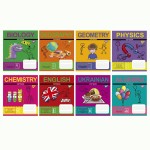 Набір зошитів предметних (предметка) 'Cool school subjects', (мікс 8 видів) , YES 765708 765708