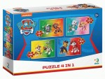 Пазл 4 в 1 'Paw Patrol', 16, 20, 36 та 54 елементи, 21х15см. 200158, DoDo Toys 200158