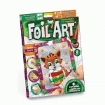 Креативна творчість Аплікація кольоровою фольгою 'FOIL ART', FAR-01-09, Danko Toys FAR-01-09