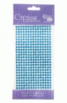 Набор самоклеящихся страз, голубые светлые, 5мм, 375шт, ROSA TALENT DK46312