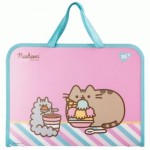 Папка-портфель на блискавці з тканинними ручками 'Pusheen. Stormy' 35х26см, 492238, YES 23 492238