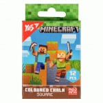 Крейда кольорова 'Minecraft', квадратна 10*10*80 12 шт, YES 400483