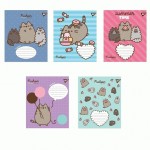 Зошит учнівський, клітинка 12 арк. 'Pusheen', YES 766275 