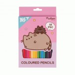 Олівці кольорові YES 18 кольорів 'Pusheen' рожевий, 290733 290733