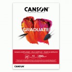 Склейка паперу для акрилу та олії GRADUATE. A3 (29.7*42см), 290г/м2, 20л, Canson