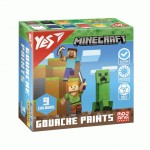 Фарби гуашеві Yes Minecraft 9 кольорів 20 мл., 230406 230406
