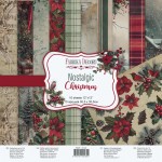 Набір двост.скраппаперу 30.5х.30.5см., 'Nostalgic Christmas', 200г/м2., 10 арк., FDSP-01132 FDSP-01132
