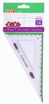 Косинець 140мм,90°/60° з салатовою смужкою, блістер, KIDS Line, ZB.5622-15 ZB.5622-15