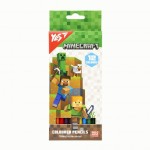 Олівці кольорові Yes 12 кольорів 'Minecraft', 290760 290760