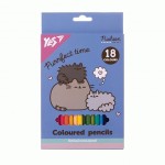 Олівці кольорові Yes 18 кольорів 'Pusheen', 290766 290766
