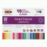 Пластилін CLASSIC 40 кольорів, 800гр., KIDS Line, ZB.6242 ZB.6242