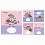 Зошит учнівський, коса лінія 12 арк. 'Pusheen. The cat', YES 767614 767614