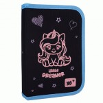Пенал твердий YES одинарний з двома клапанами HP-04 Cute Unicorn, 533627 533627