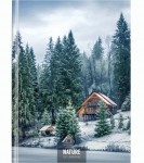 Блокнот 'Nature of Ukraine: зима', А4, тверда обкл., 96 аркушів, клітинка, О20378-12 О20378-12
