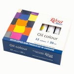Набір олійних фарб,  12кол. по 20мл, в тубах (блістер), 131013 ROSA Studio 131013