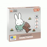 Пластилін Yes, 12 кольорів, 240гр. 'Miffy', 540719 540719