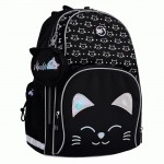 Рюкзак шкільний напівкаркасний YES S-100 Smiling Cats, 559871 559871